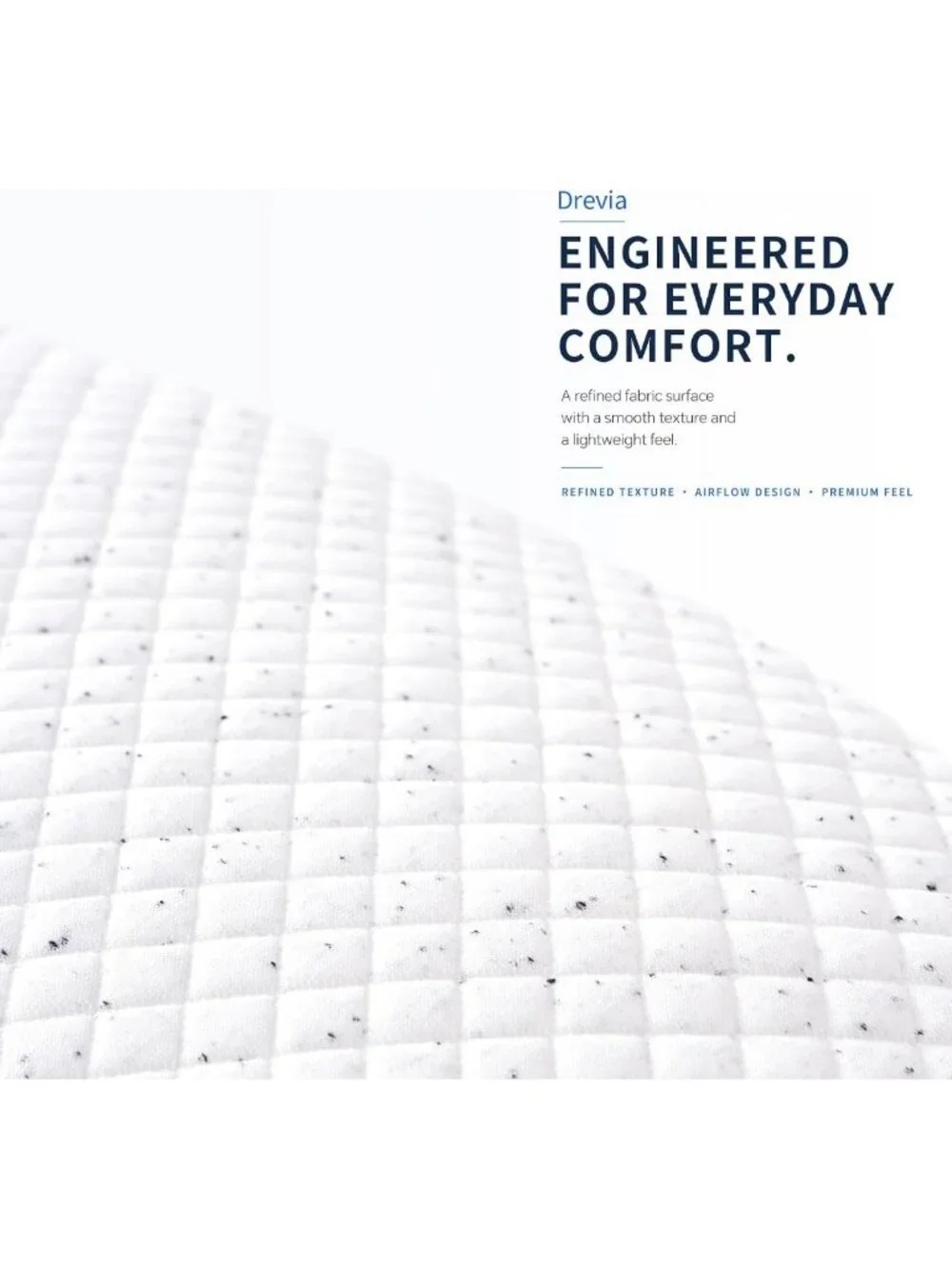 Cooling Queen Size Memory Foam Pillows Set of 2 - Shredded Comfort & Support